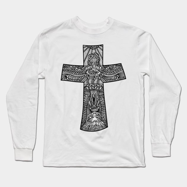 The Cross of the Lord and Savior Jesus Christ Long Sleeve T-Shirt by Reformer